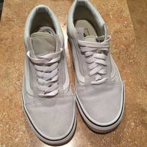 grey/blue old skool lowtop vans